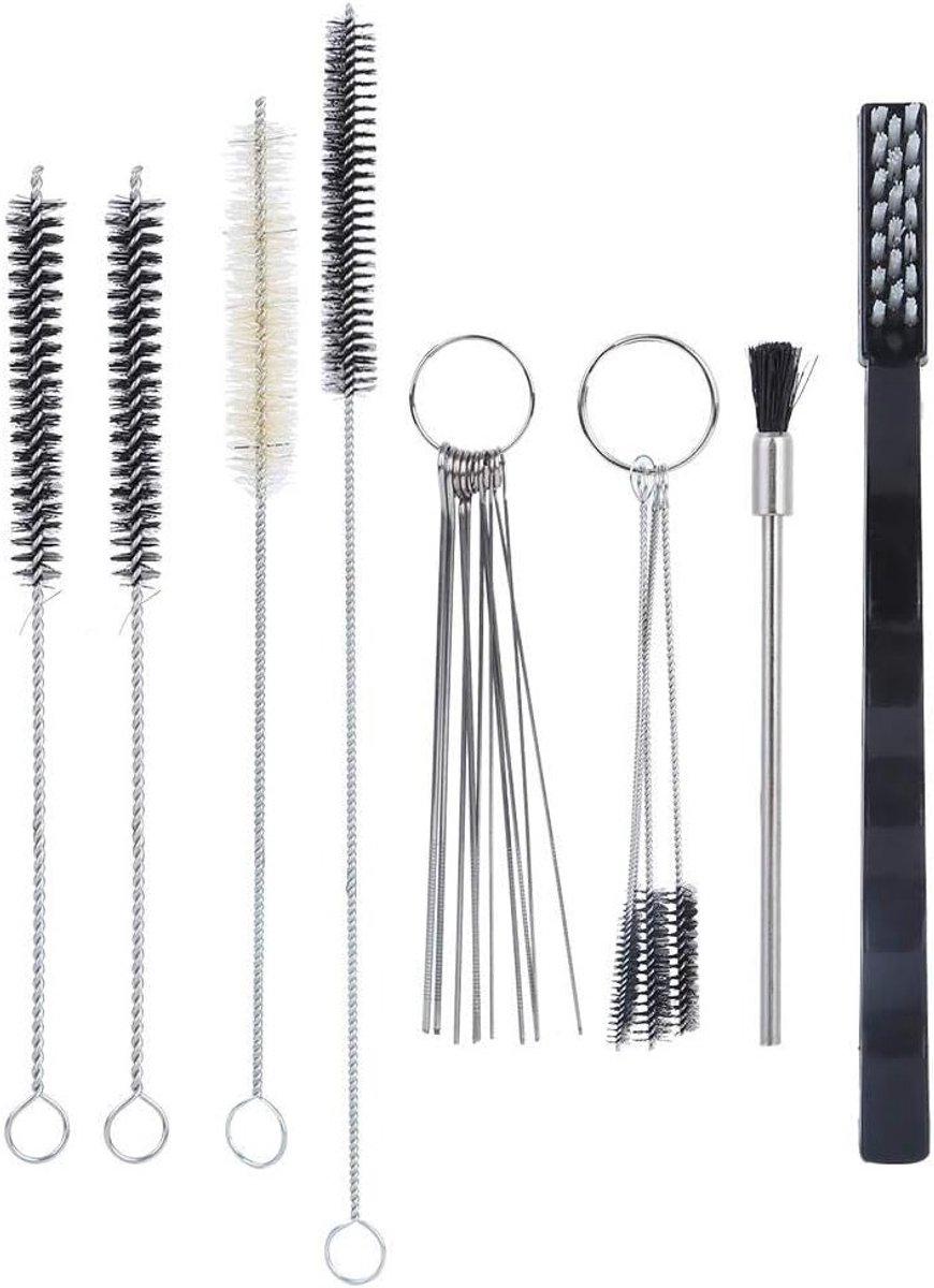 Complete 19-delige Reinigingsset voor Handgereedschap en Airbrush - Ideaal voor Spray Tools en Onderhoud