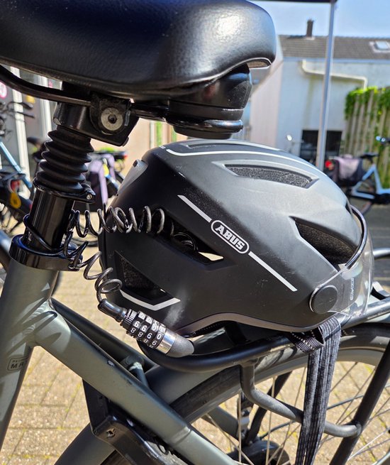 Rieba® Kabelslot 100 CM - Fiets - Mountainbike - Racefiets - Lichtgewicht Slot - Fietsslot Compact - Cijferslot geschikt voor Fiets, Helm & Bagage - Zwart van Rieba — afbeelding 2