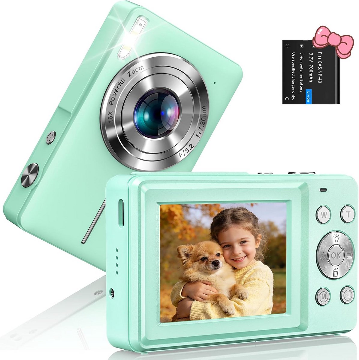 Digitale Camera - Compact Camera - Vloggen en Foto's Maken - 44 Megapixel Resolutie