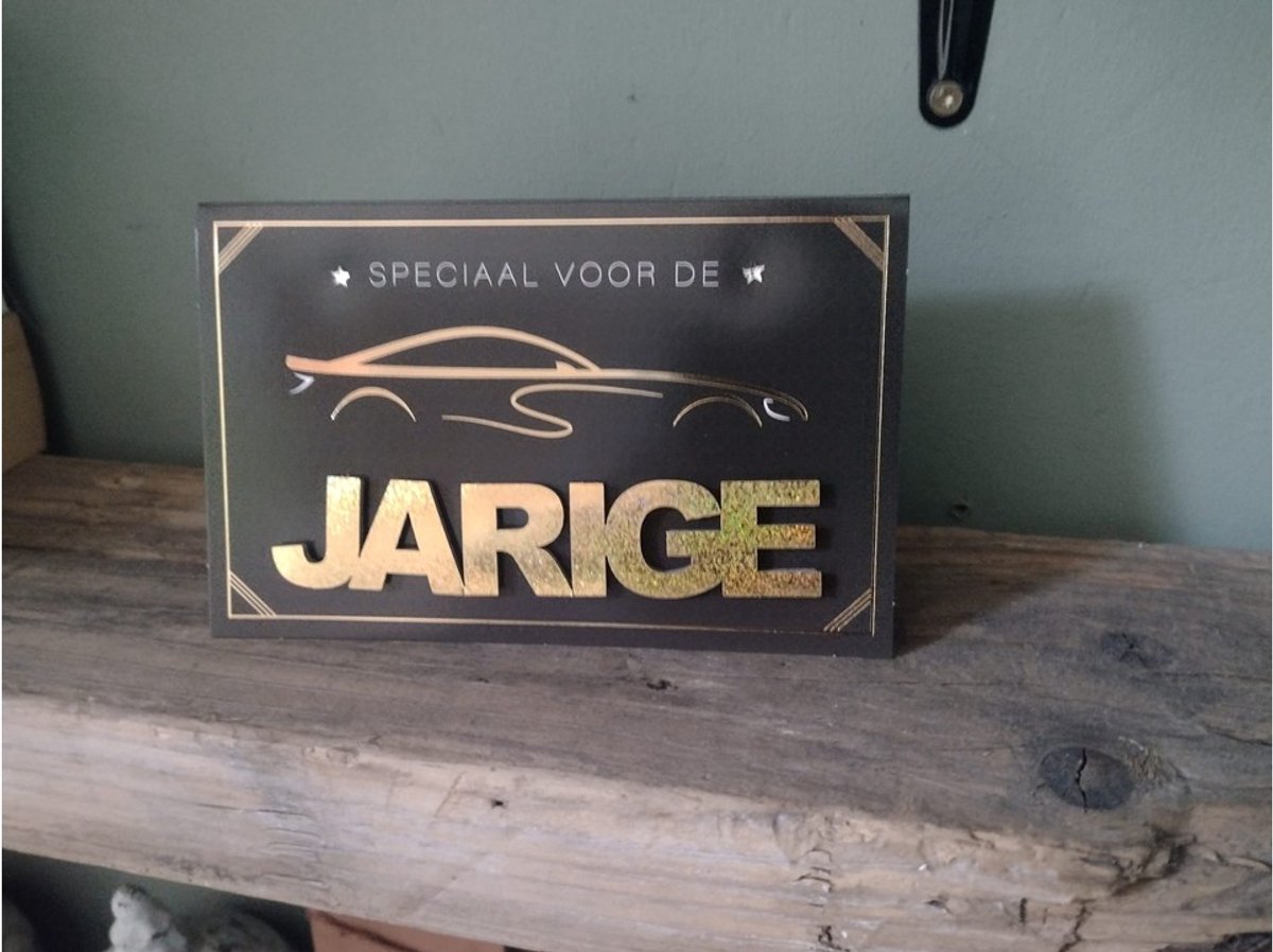 Wenskaart - luxe wenskaart - Speciaal voor de jarige - van harte gefeliciteerd - jarig - felicitatie - Felicitatiekaart