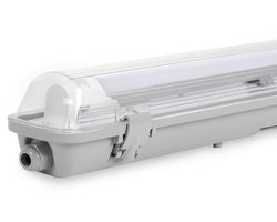 LED TL Armatuur IP65 120 cm - T8/G13 LED Batten Lamp 18W - 4000K Neutraal Wit - 1800 lm - Voor Garage Kelder Werkplaats