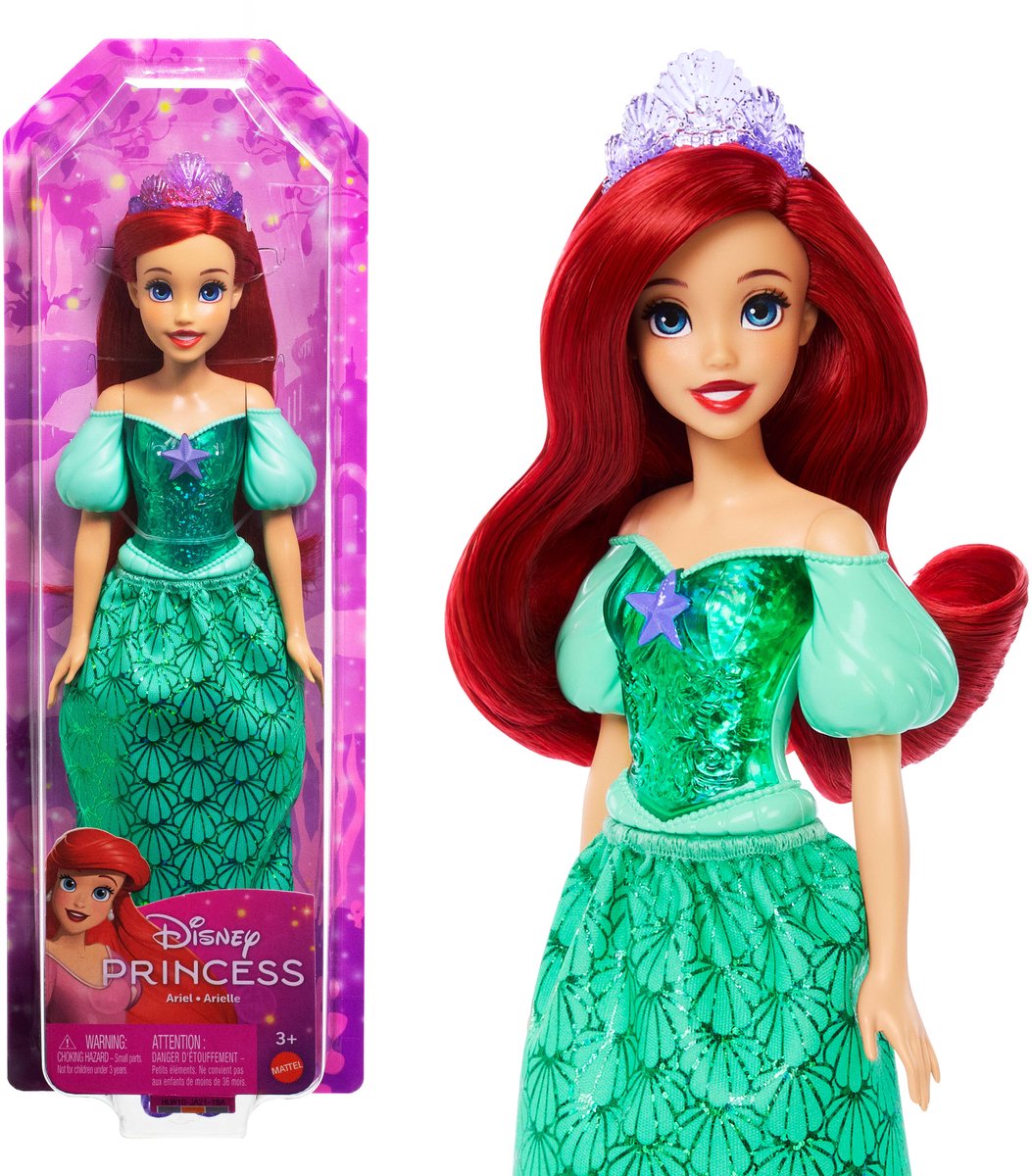 Disney Princess - Prinsessen pop - Ariel uit De Kleine Zeemeermin — afbeelding 2