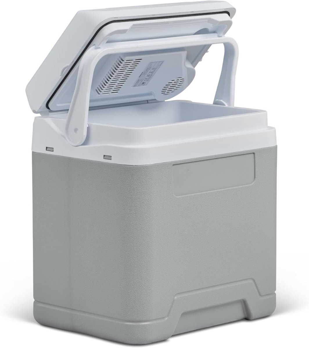 REN® Elektrische koelbox 12 en 230 volt - Elektrische koelbox - Koelbox - Grijs - 30cm x 40cm x 45cm