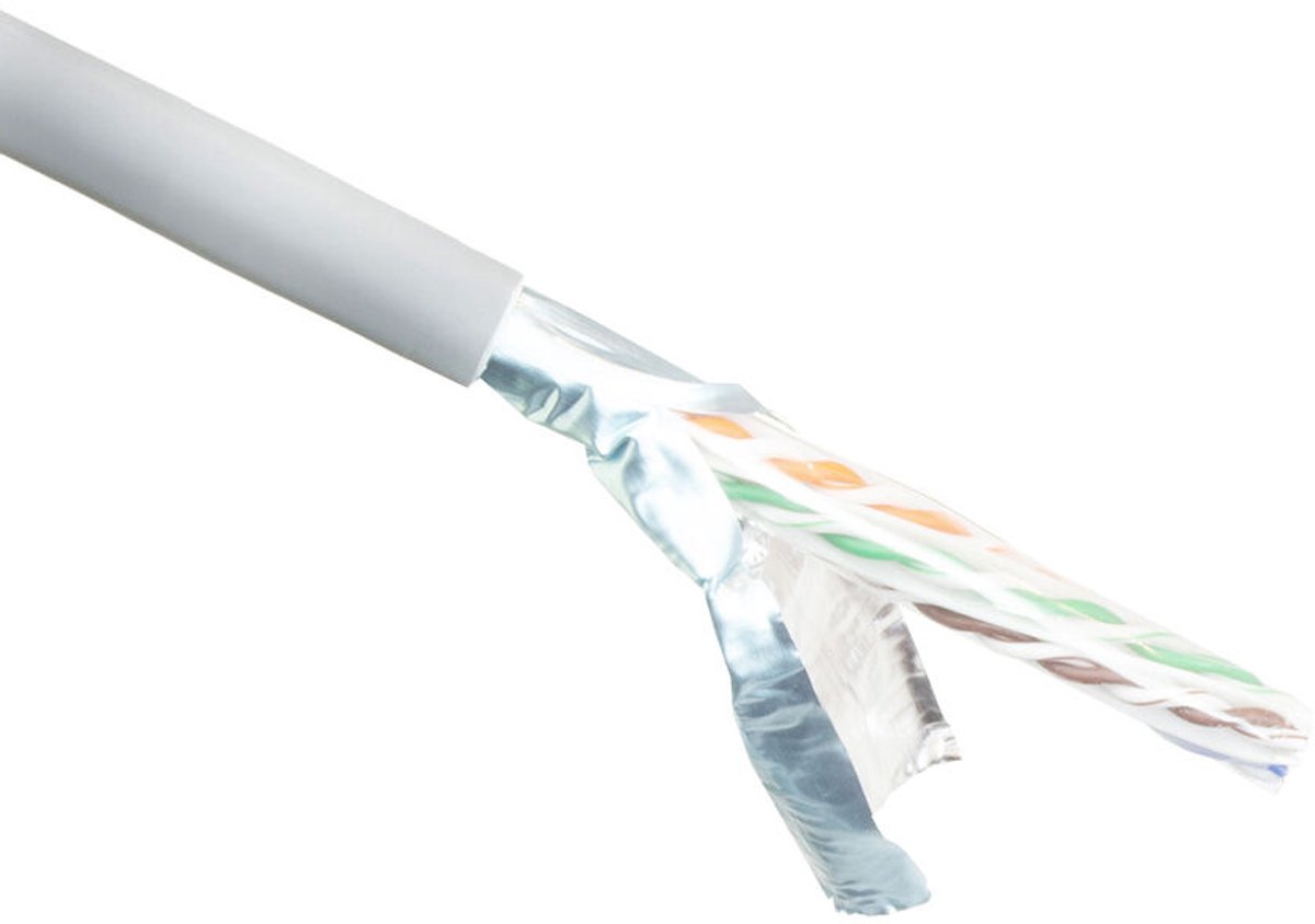 ACT XS6121 CAT6A F/UTP Solid Twisted Pair Kabel PVC AWG 23 CPR:B2ca - 500 meter