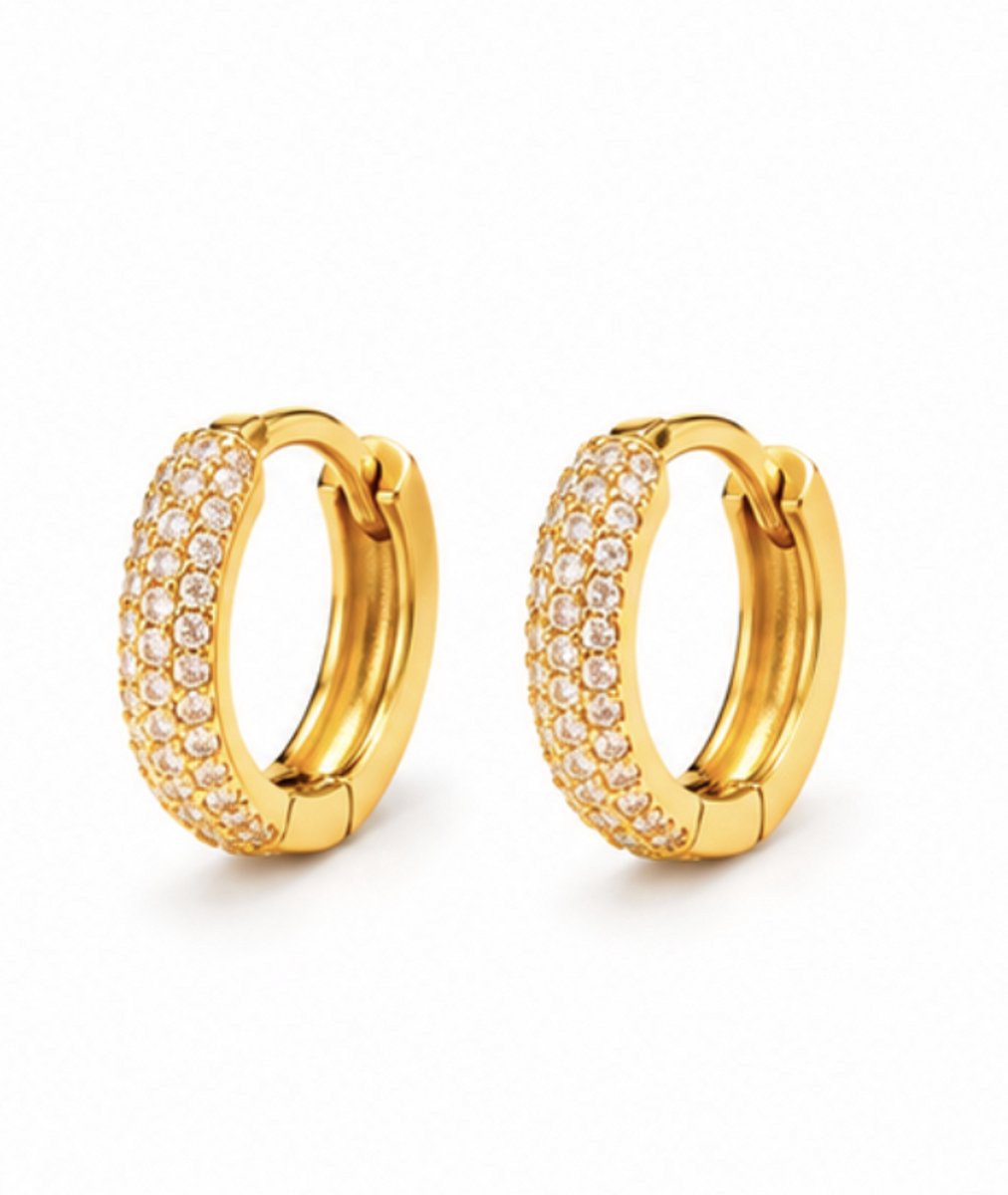 Oorbellen - Goudkleurig - roestvrij staal - Sieraden - Oren - Vrouwen- verjaardag cadeau - cadeau - Schattige Oorbellen