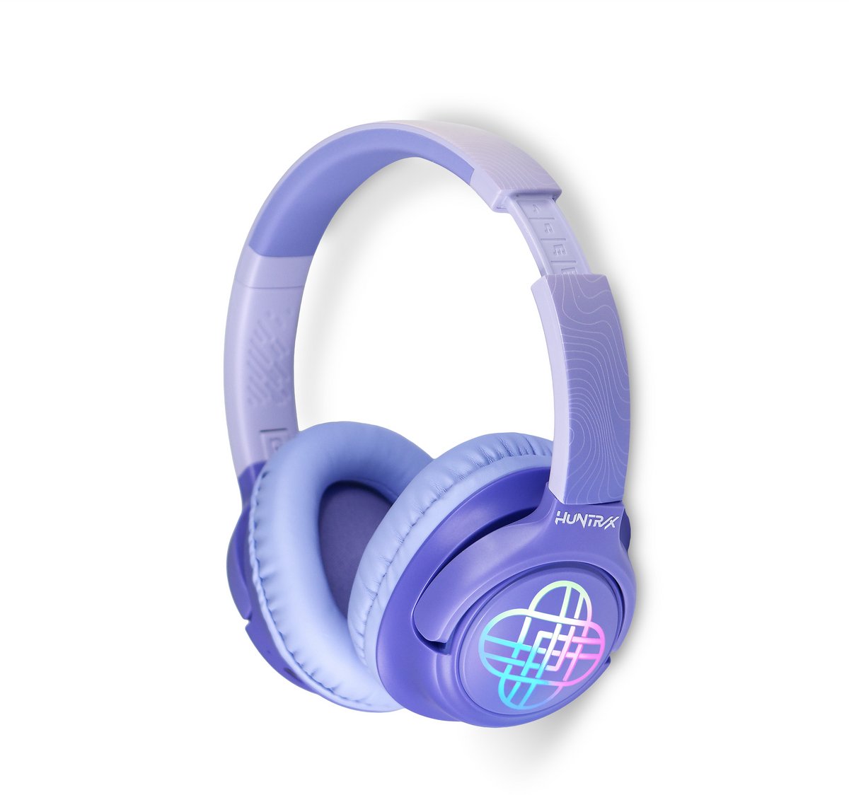 KPop Demon Hunters - Huntr/x - draadloze koptelefoon - led lights design - over-ear model - microfoon - 50 uur speeltijd