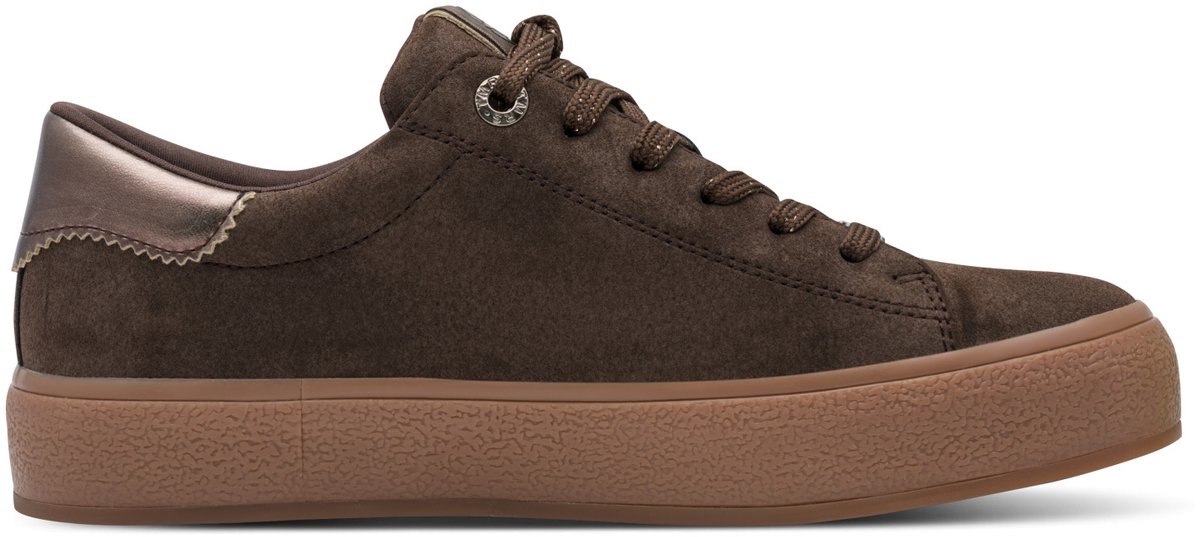 TAMARIS Essentials Dames Sneakers - MOCCA COMB