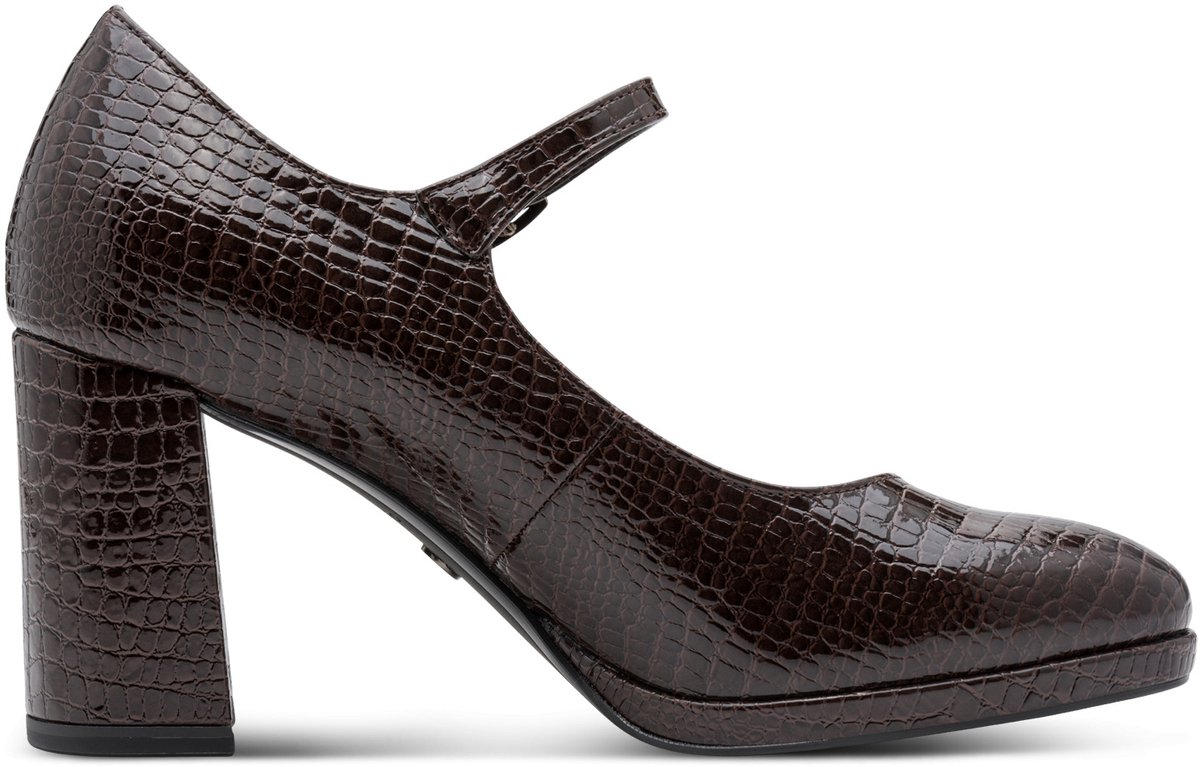TAMARIS Essentials Dames Pumps - MOCCA CROCO