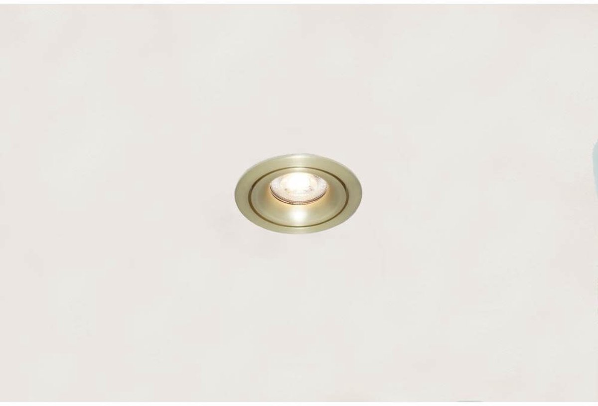 Artdelight - Inbouwspot Alice Ø 9 cm GU10 mat goud
