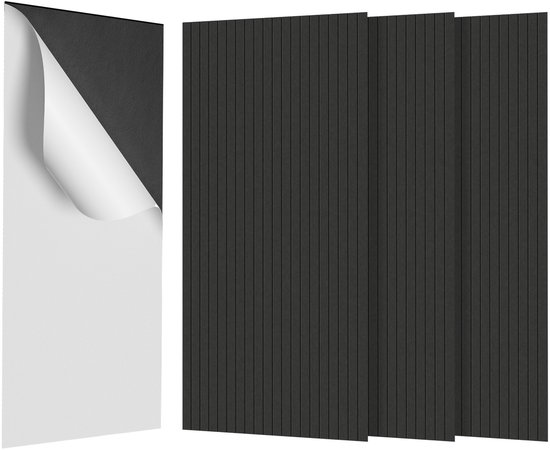 ACXIN 3D Akoestische Wandpanelen Zelfklevend - Zwart - Geluidsisolatie Geluidsdemping Akoestische Wandbekleding 3D Wanddecoratie Interieur - 16 Stuks ACXIN 3D Akoestische Wandpanelen Zelfklevend - Zwart - Geluidsisolatie Geluidsdemping Akoestische Wandbekleding 3D Wanddecoratie Interieur - 16 Stuks