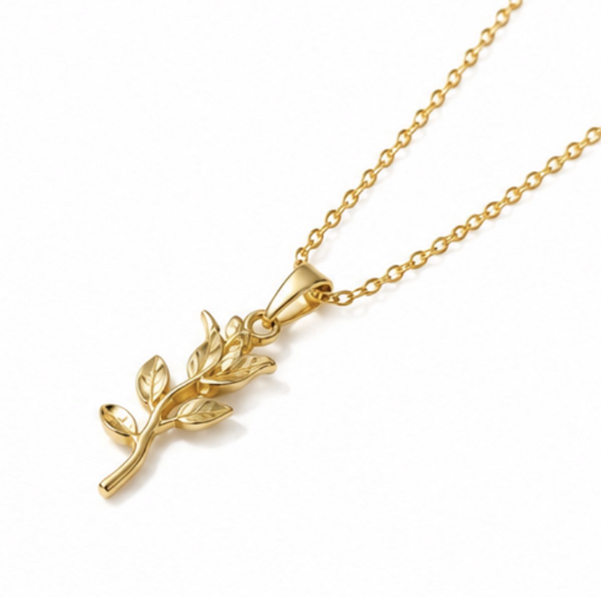 ketting - Stijlvolle Gouden Roestvrijstalen - bloem hanger ketting - vrouwen - cadeau - verjaardag cadeau