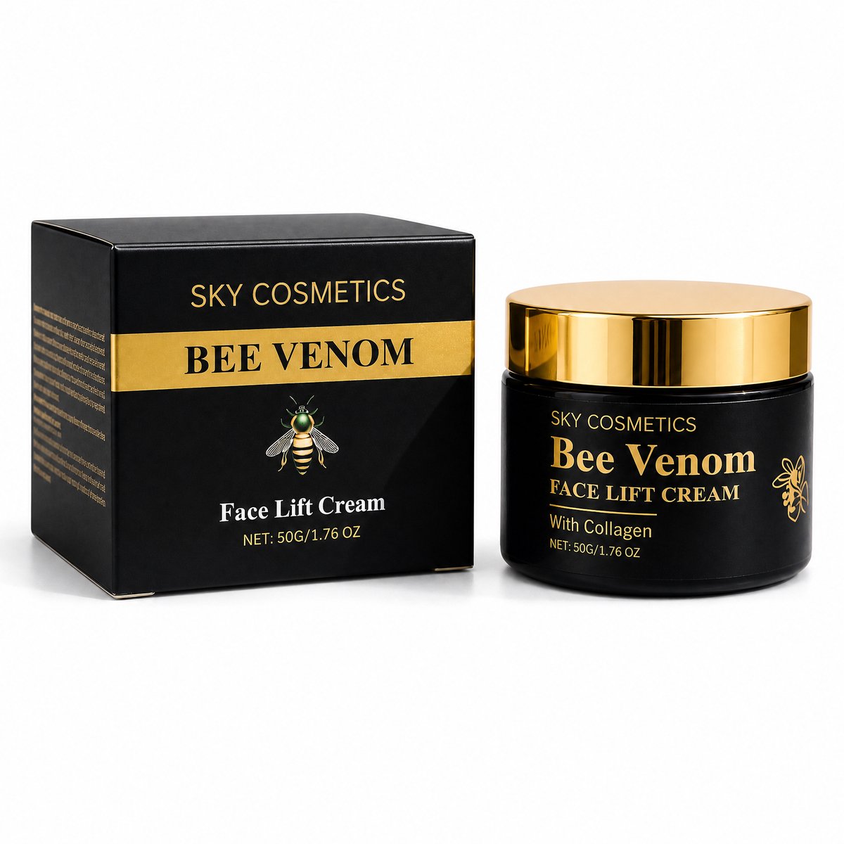 Bee Venom Bijengif Facelift Creme - Collageen & Lifting Effect - Sky Cosmetics