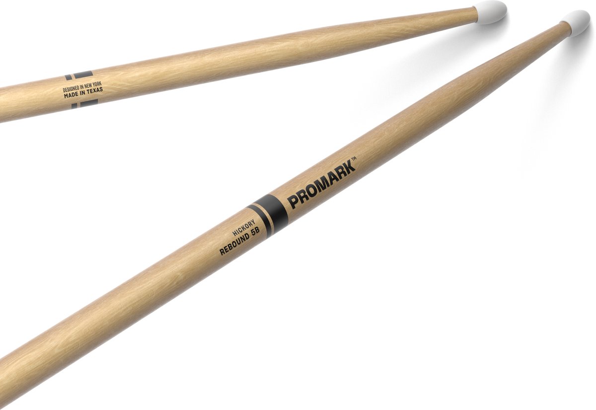 ProMark RBH595N Rebound 5B Hickory drumstokken met nylon tip