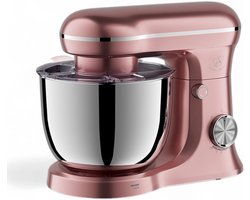 Keukenmachine - Mixer Deegmachine - Bakken en Koken - Krachtige Planetaire Beweging - 5 Liter Kom - Roze