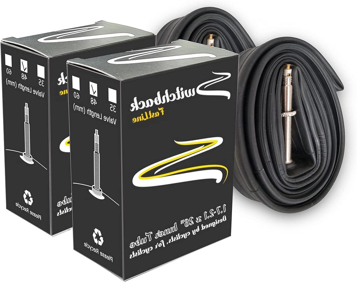 Binnenband Fiets - Fietsband Binnenband - Fietsen Onderhoud - 100% Butyl Rubber - 26 Inch - Zwart