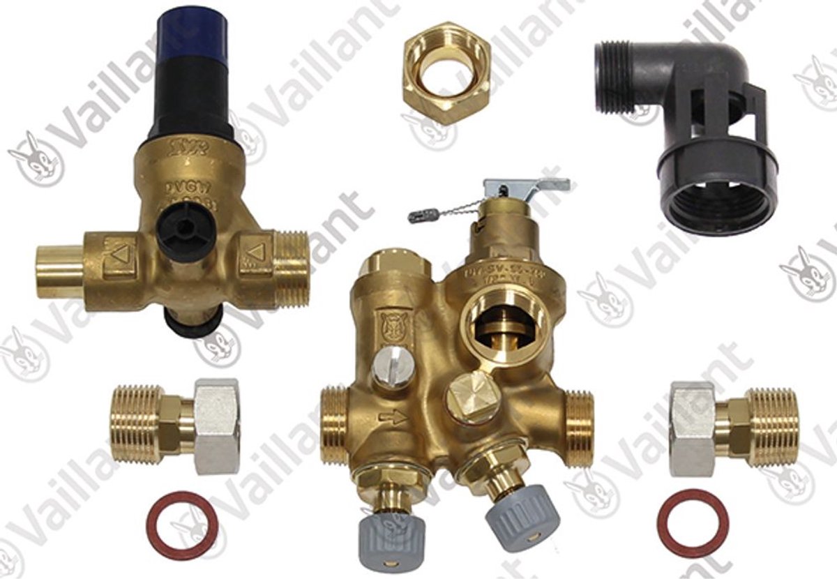 VAILLANT Veiligheidsgroep met drukregelaar VGH/VIH VGH 130+160+190+220/7 XZU (R1) u.w. Vaillant-nr. , 000661