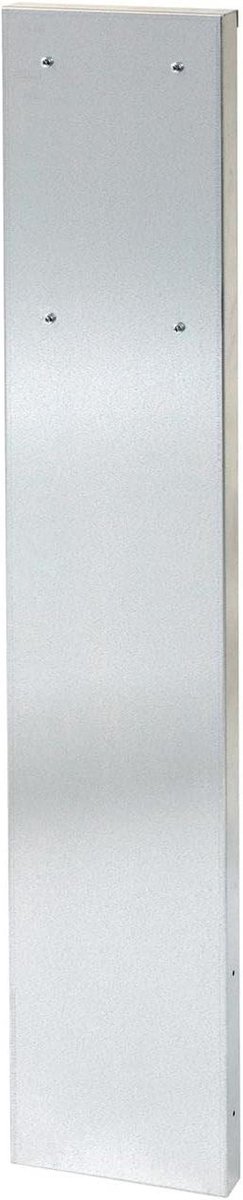 Brievenbus standaard - Brievenbus zuil - Buitenpost - Verzinkt staal - 110 cm hoog - Zwart
