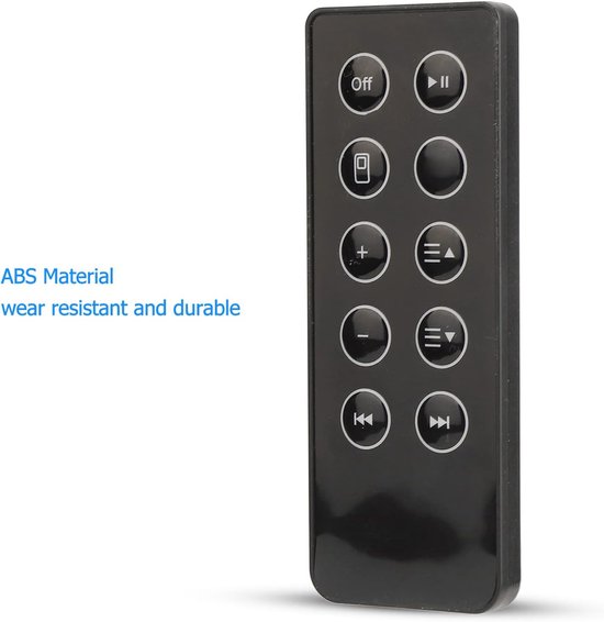 Vervangende Afstandsbediening voor Bluetooth Digital Music System en Soundbar — afbeelding 5