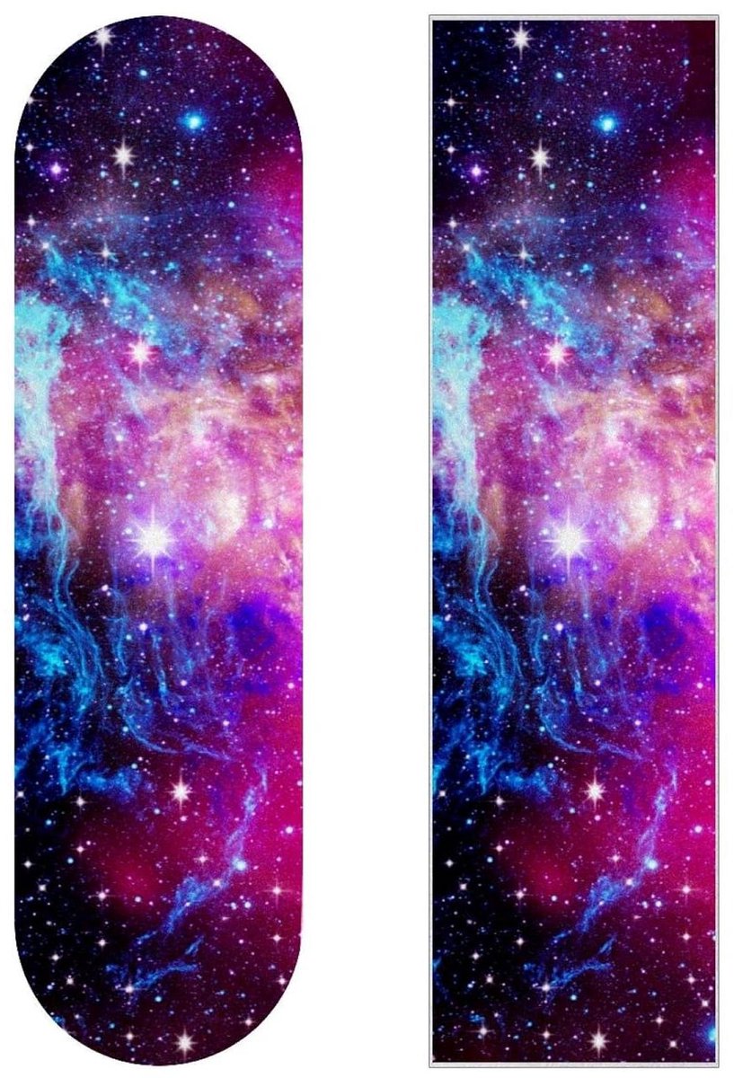 Skateboard Grip Tape Longboard Sticker Veilige Rit Waterdicht Slijtvast 2 Stuks 83cm Kleurrijk Ontwerp