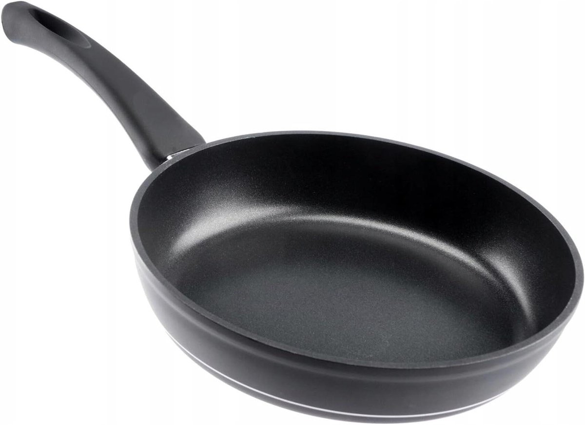 Braadpan Pannenkoeken - Crêpe Pan - Lekker Ontbijten - Duurzaam Aluminium - 26 cm - Zwart