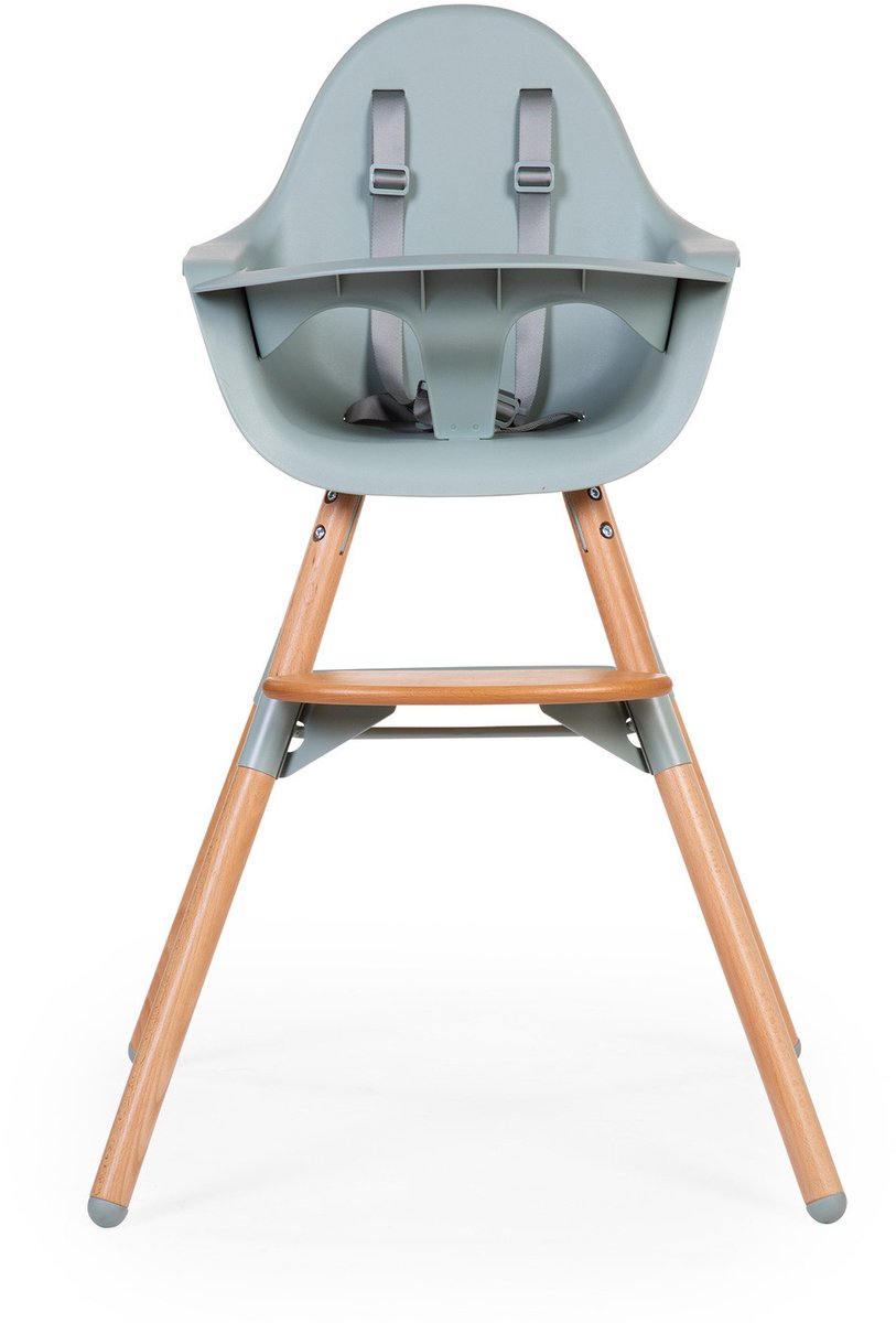 Bol.com Childhome Evolu Kinderstoel - Munt - 6 mnd tot 6 jaar - Verstelbare Hoogte (50-75 cm/ 90 cm) aanbieding