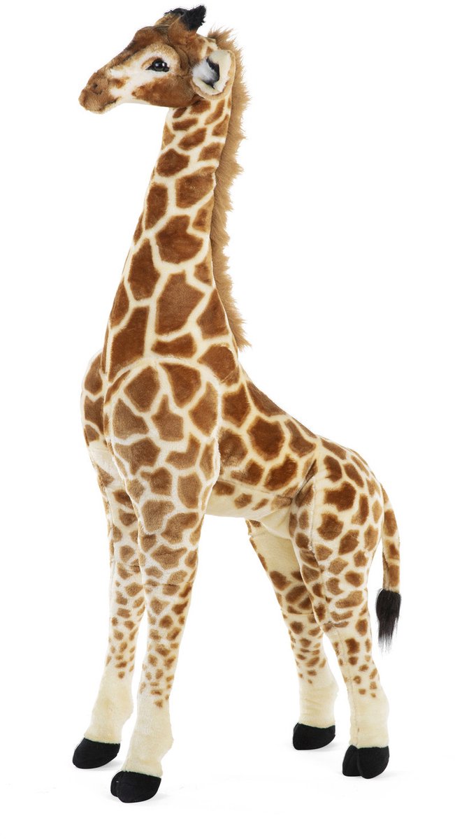 Reuzen Giraf Knuffeldier - Superzacht - Speels en Decoratief - Stimuleert Creativiteit - 50x40x135 Cm