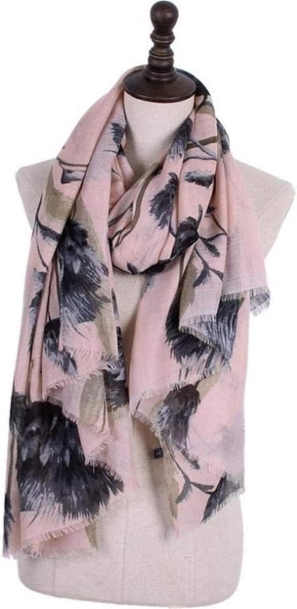 Scarf Women Winter Scarf Scarf Warm Wrap Floral Pattern Gift For Women Fashion Accessory