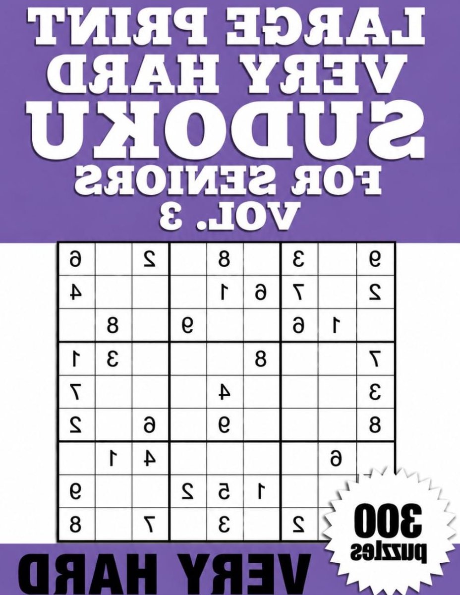 Grote Print Sudoku - Puzzelboek Senioren - Hersenen Trainen - Eén Puzzel Per Pagina - 21.59 x 27.94 cm