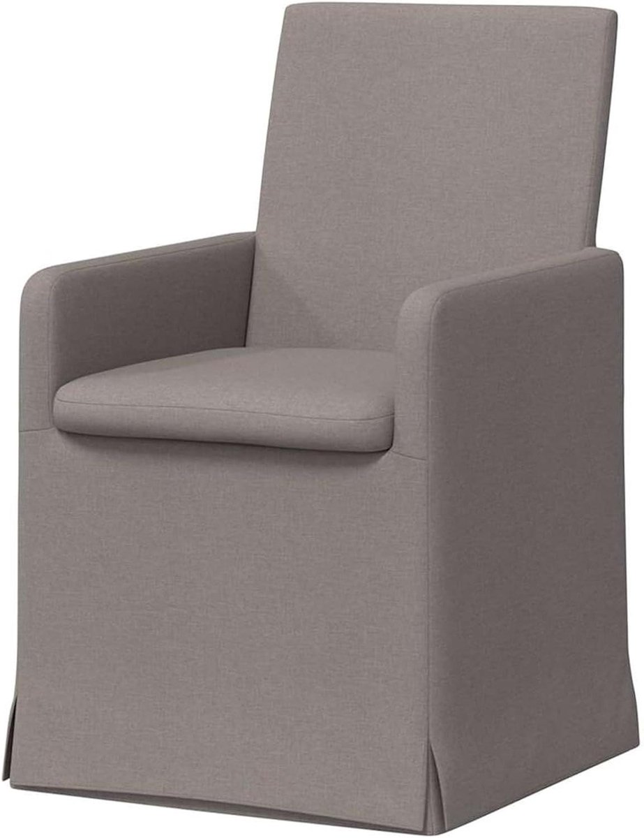 Eetkamerstoelen - Gestoffeerde stoelen - Comfortabel zitten - Met wielen - 57 x 67 cm - Ta