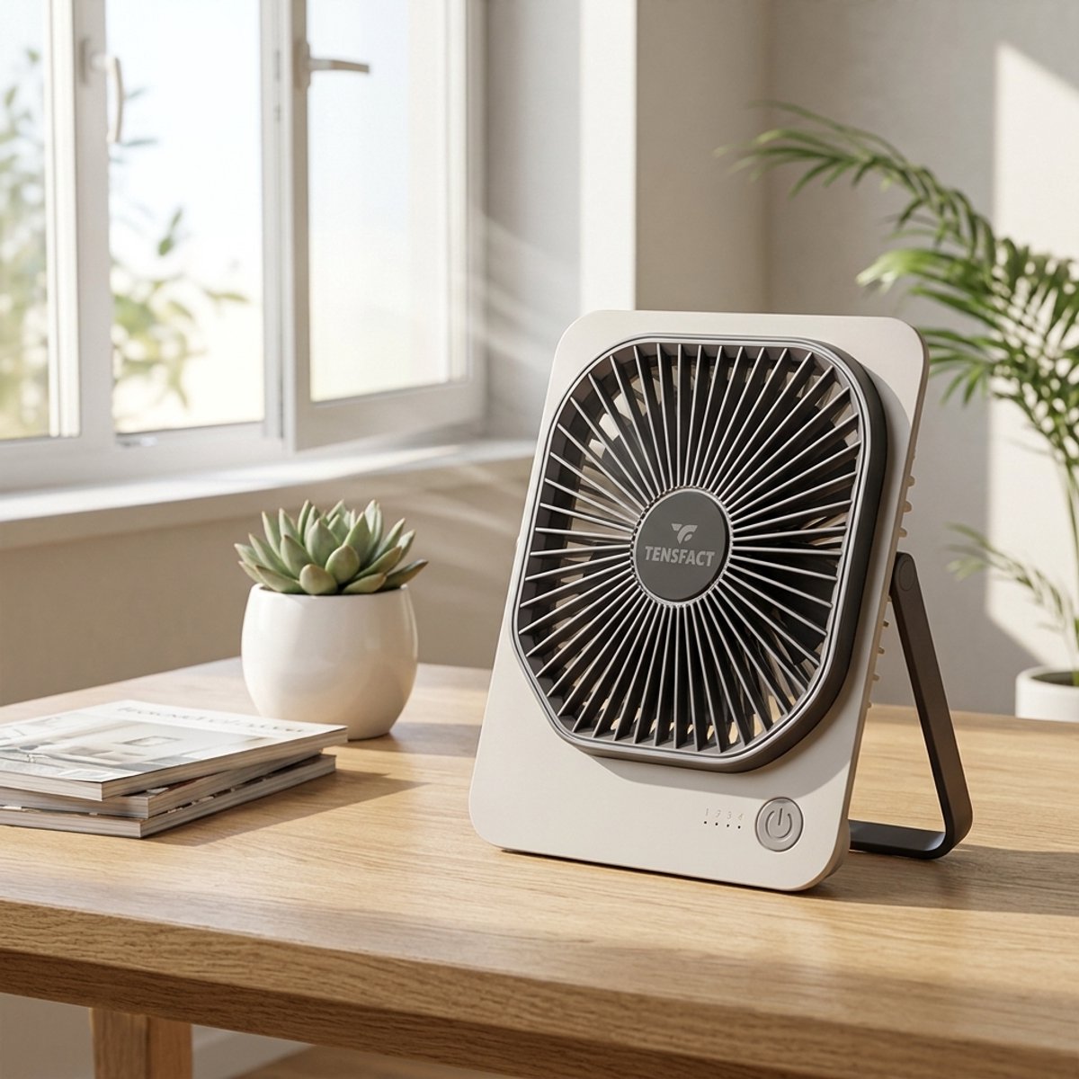 null Mini USB-C Tafelventilator - afbeelding 5