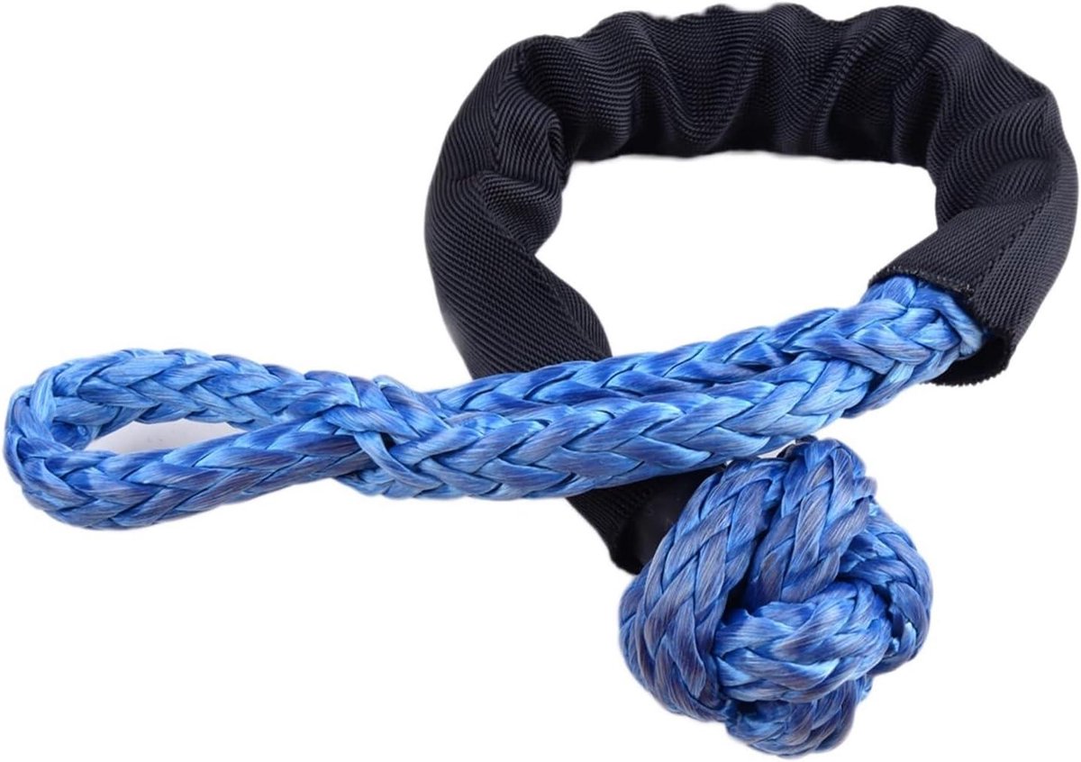 Sleepkabel - Herstelband - Voertuig Berging - Hoge Breeksterkte - 35.000 Lbs - Blauw