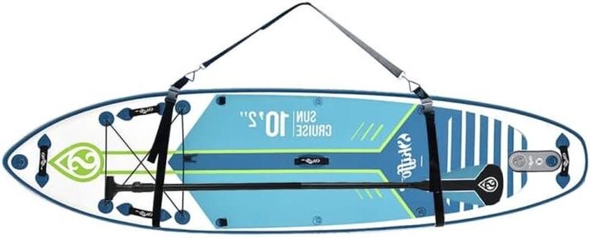 Draagriem - SUP riem - Watersport transport - Robuust polyester - 40 x 20 cm - Zwart