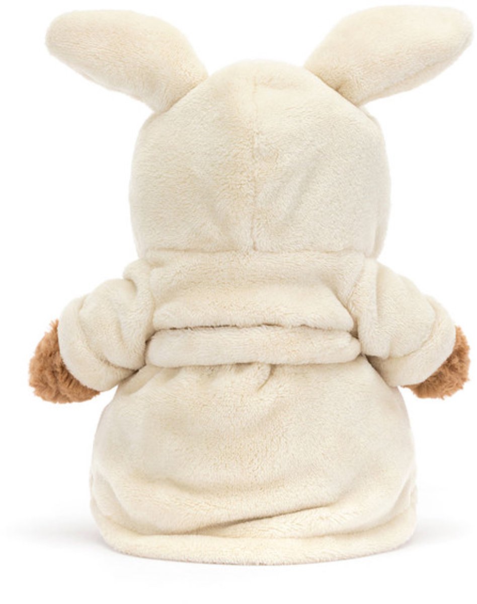 Jellycat Knuffels - Bartholomew Bear Bathrobe Outfit - Beer in Badjas - Teddybeer - Knuffelbeer - Knuffel - 31 cm - Geschikt voor alle leeftijden — afbeelding 4