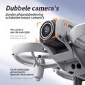 Detail van de witte I1 PRO drone met 4K camera en 180° kijkhoek.
