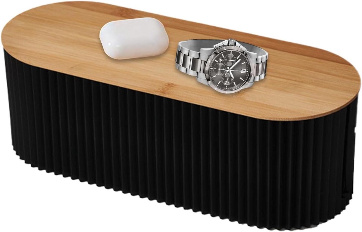 Kabelbox Organizer - Stekkerdoos Verberger - Bureau Opruimen - Veilige Kabeloplossing - 33x13x11 cm - Zwart