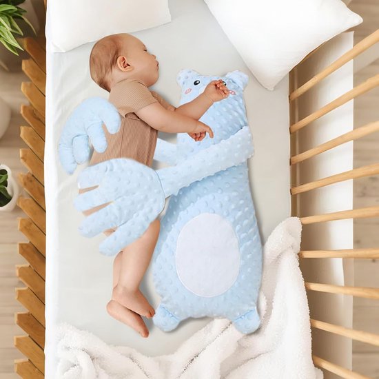 Knuffel Klopper - Slaap Hulpmiddel - Kalmeren Baby - Moederlijke Aanraking Simulatie - N.v.t. - Blauw — afbeelding 2
