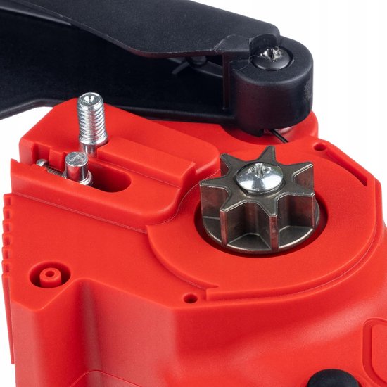 Accukettingzaag - Mini zaag - Houtbewerking Tuin - Krachtig 1200W - 6 inch - Rood — afbeelding 2