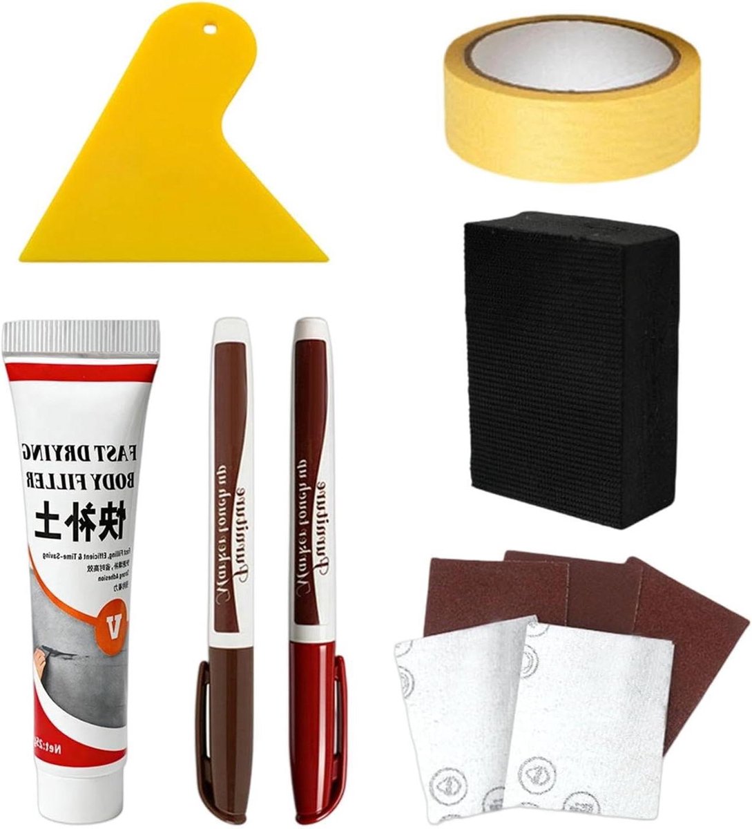 Krasreparatie voor houten vloeren, reparatiesticks voor houtvuller, 25g Quick Fix Paint St