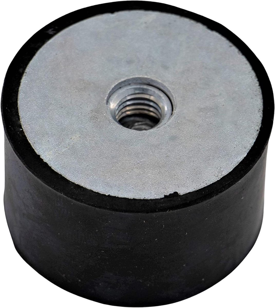 Rubberen buffer - Trillingsdemper aanslag - Trillingen dempen - Enkelzijdig binnendraad - 30x12 mm M8 - Zwart