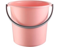 Plastic Emmer - Opbergbak Handvat - Huishoudelijk Gebruik - Robuust Ontwerp - 28.5 Liter - Assorti