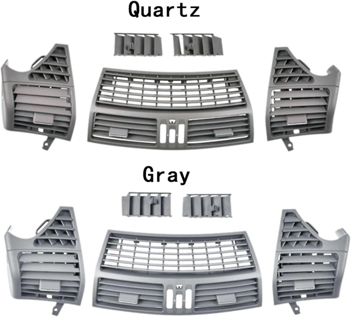 Ventilatierooster Dashboard - Airco Paneel - Auto Interieur - Stabiele Betrouwbare Prestaties - 10x10x10 mm - Zwart Rechts
