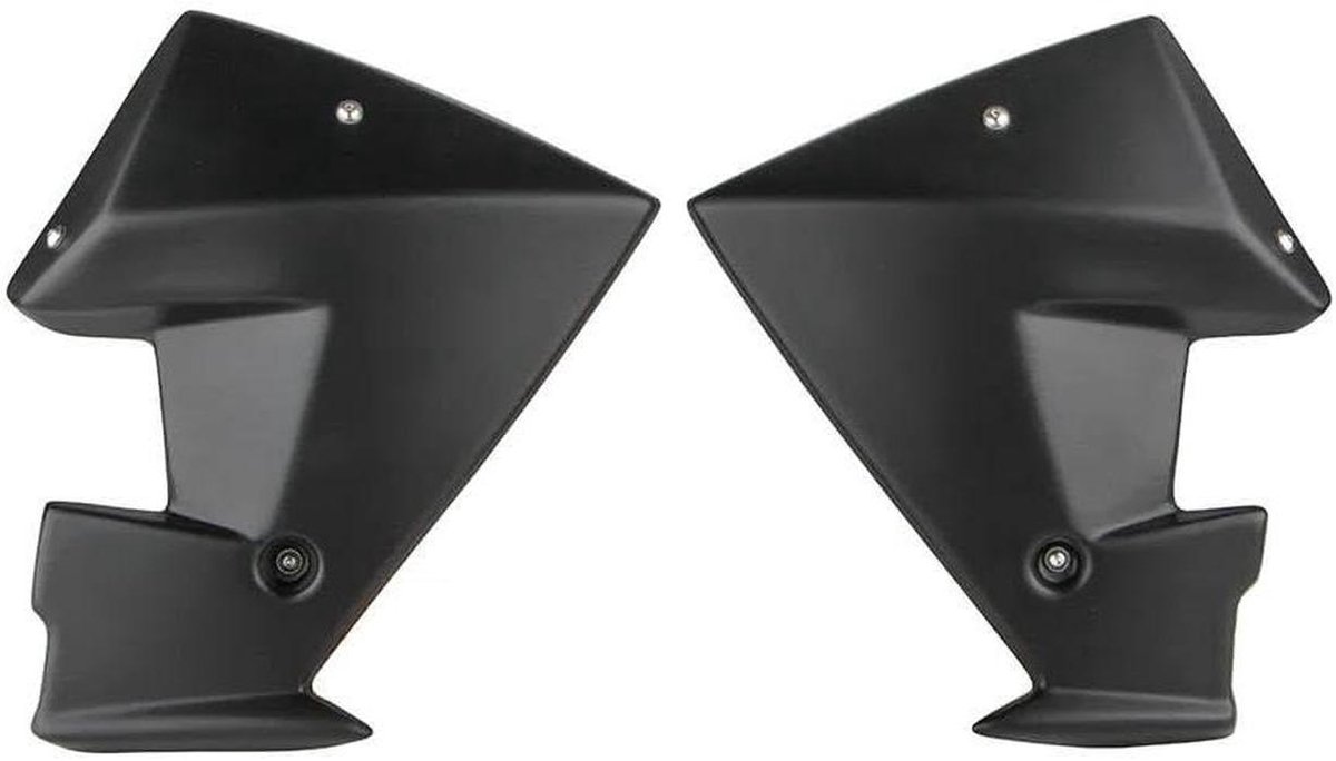 Motorfiets Radiator Covers - Zijpanelen Kuip - Motor Beschermen - Duurzaam ABS Materiaal - 3x2x1 cm - Zwart