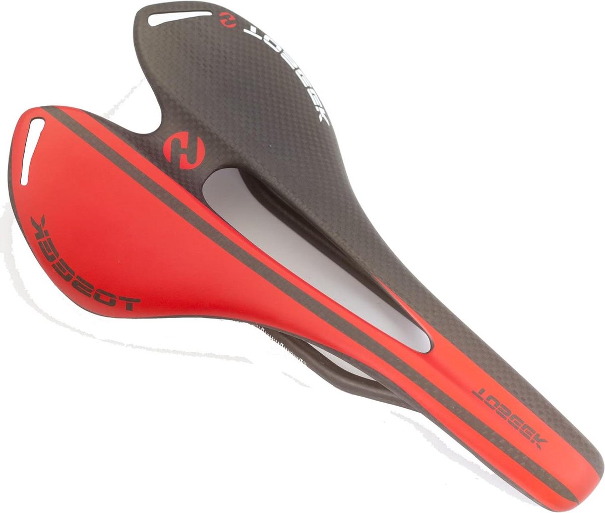 Lichtgewicht Fietszadel - Carbon Zadel - Vouwfietsen - Volledig Koolstofvezel - 270 mm x 143 mm - Mat Zwart