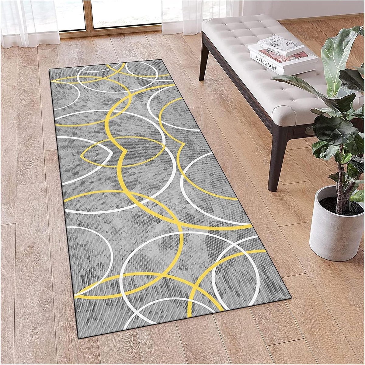 Karpet Runner Gang - Lange Vloerbedekking - Veilig Lopen - Machinegemaakt Duurzaam - 90x16