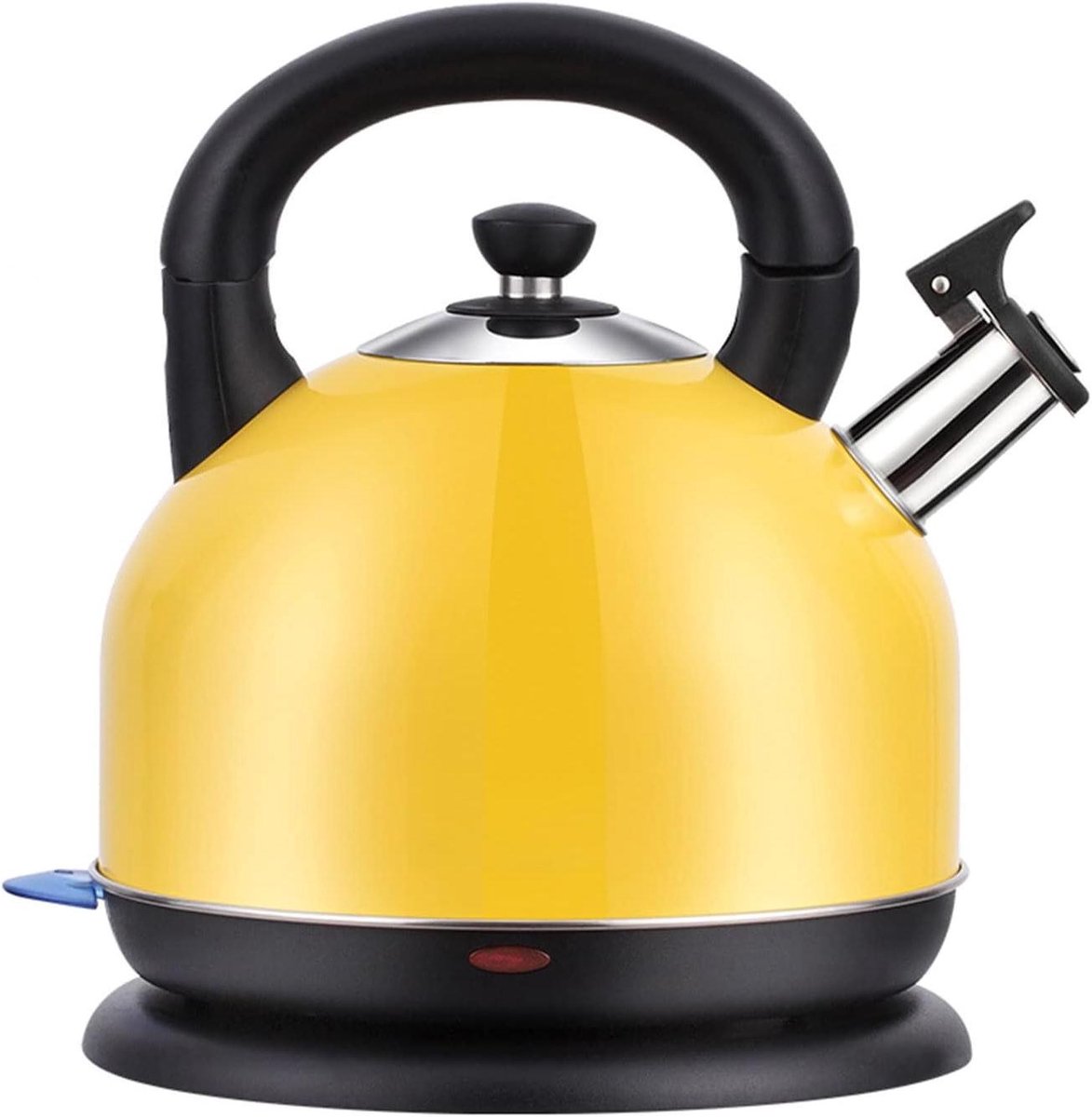 Elektrische Waterkoker - Thee Ketel - Snel Water Koken - Dubbelwandig - 3 Liter - Geel