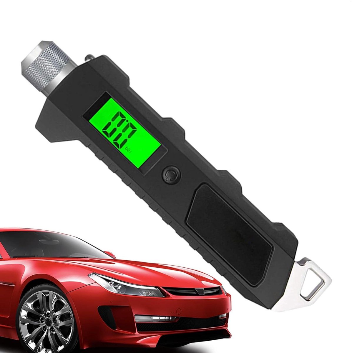 Tire Pressure Gauge Digital - Car Tire Pressure Gauge - Meter with Backlight and Non-slip Grip for Car Motorcycle Bicycle