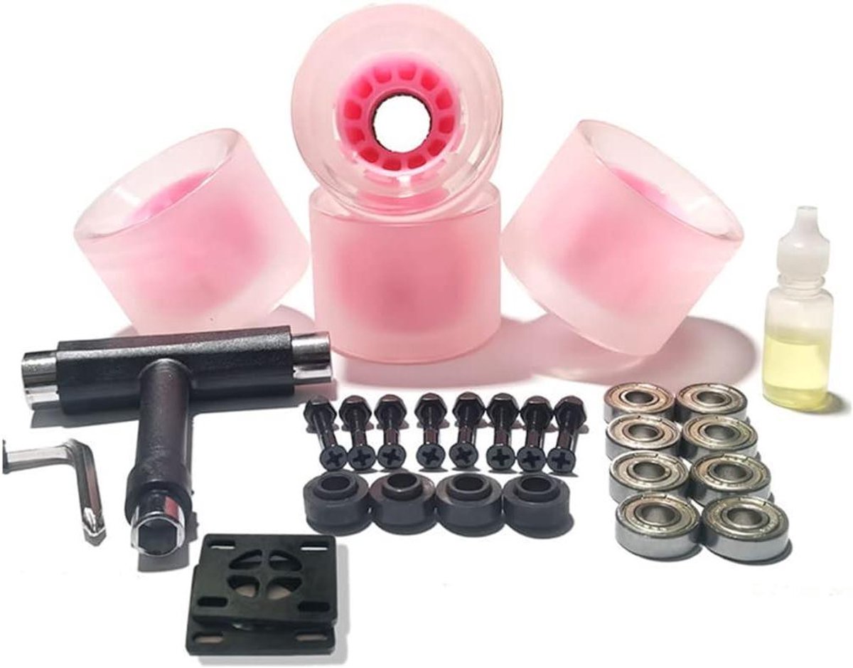 Skateboard Wielen Longboard Cruisers Soepel Rijden Lichtgevend Effect 70mm 80A