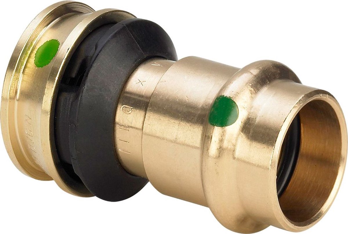 Viega Raxofix-overgangsstuk, d1 50, d2 35 siliciumbrons Model 5313P, 646790