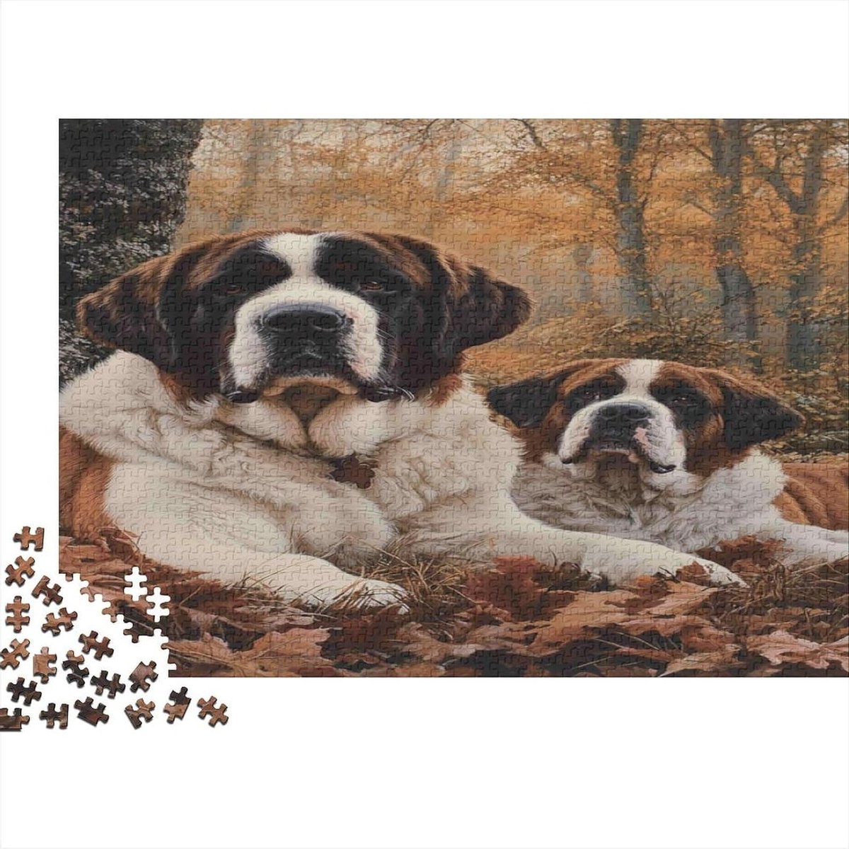 Papieren Puzzel - Legpuzzel Volwassenen - Ontspanning Thuis - Gerecycled Materiaal - 38 x 26 cm - Stijl 2