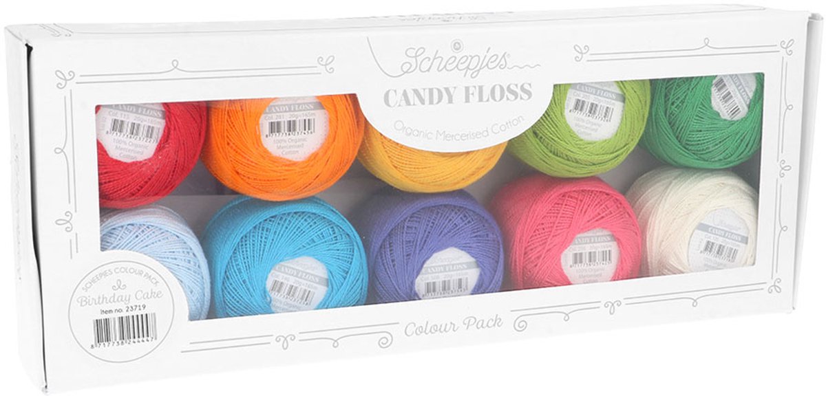 Candy Floss colour pack Birthday Cake
